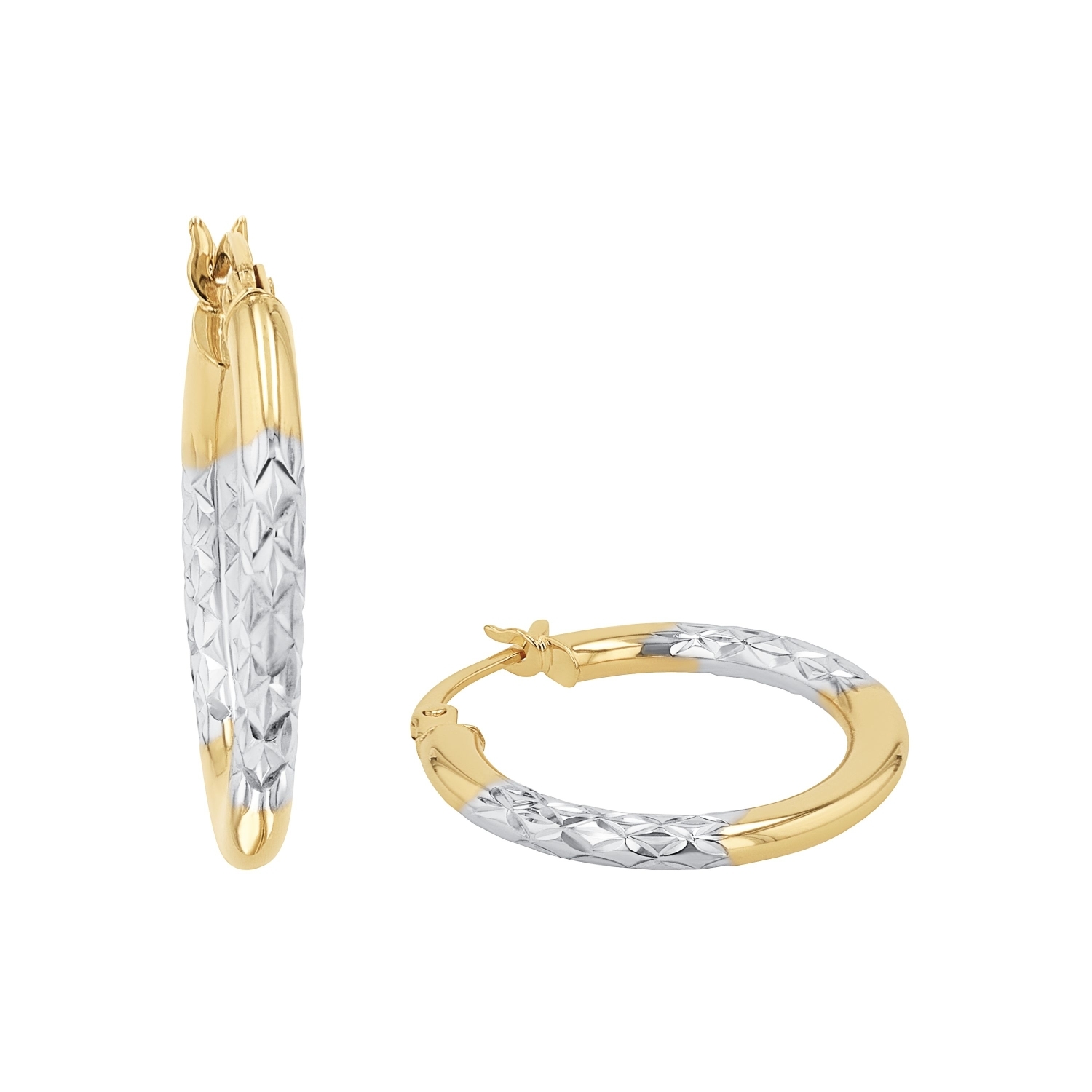 Creolen für Damen, Gold 375