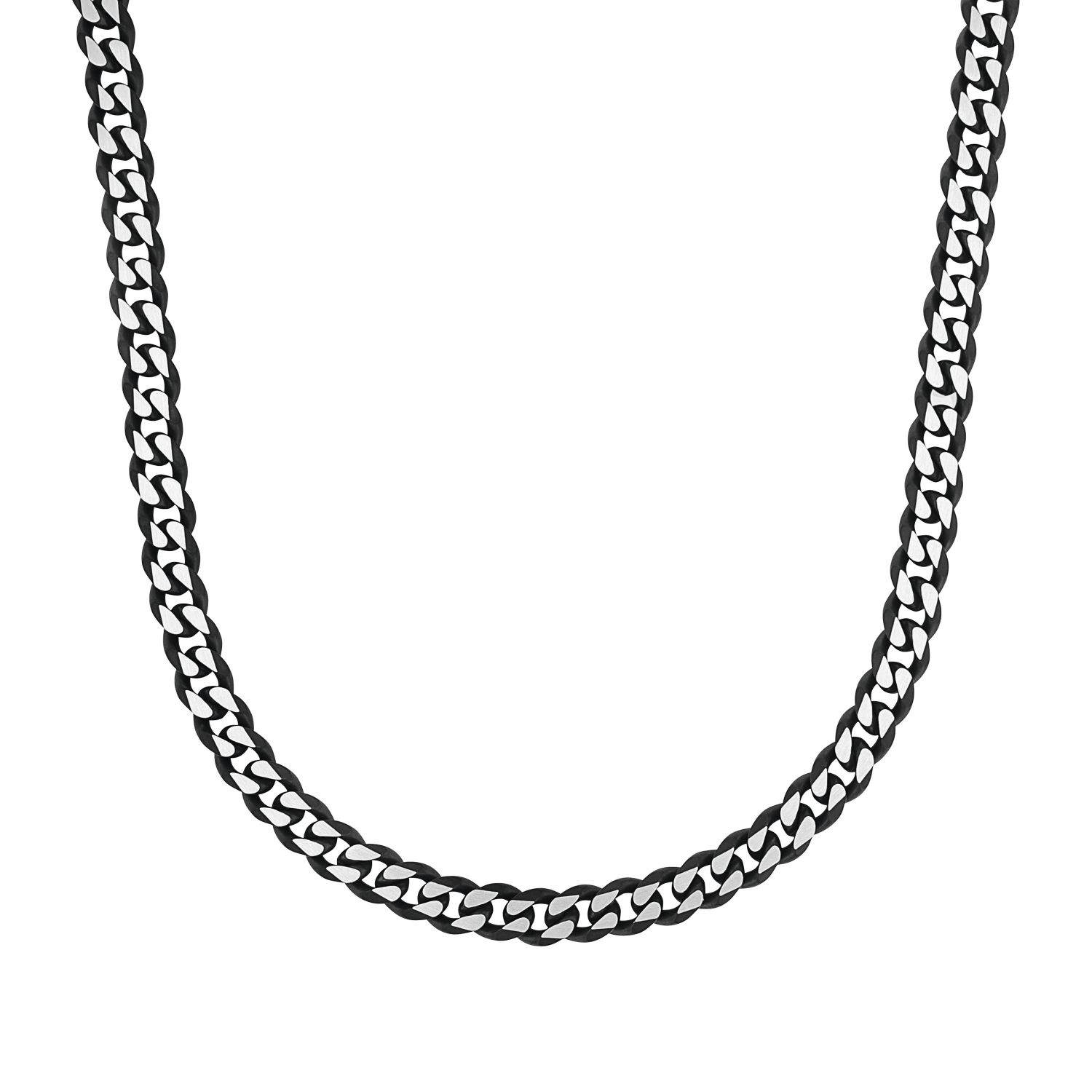 Halskette für Damen und Herren, Unisex, Edelstahl