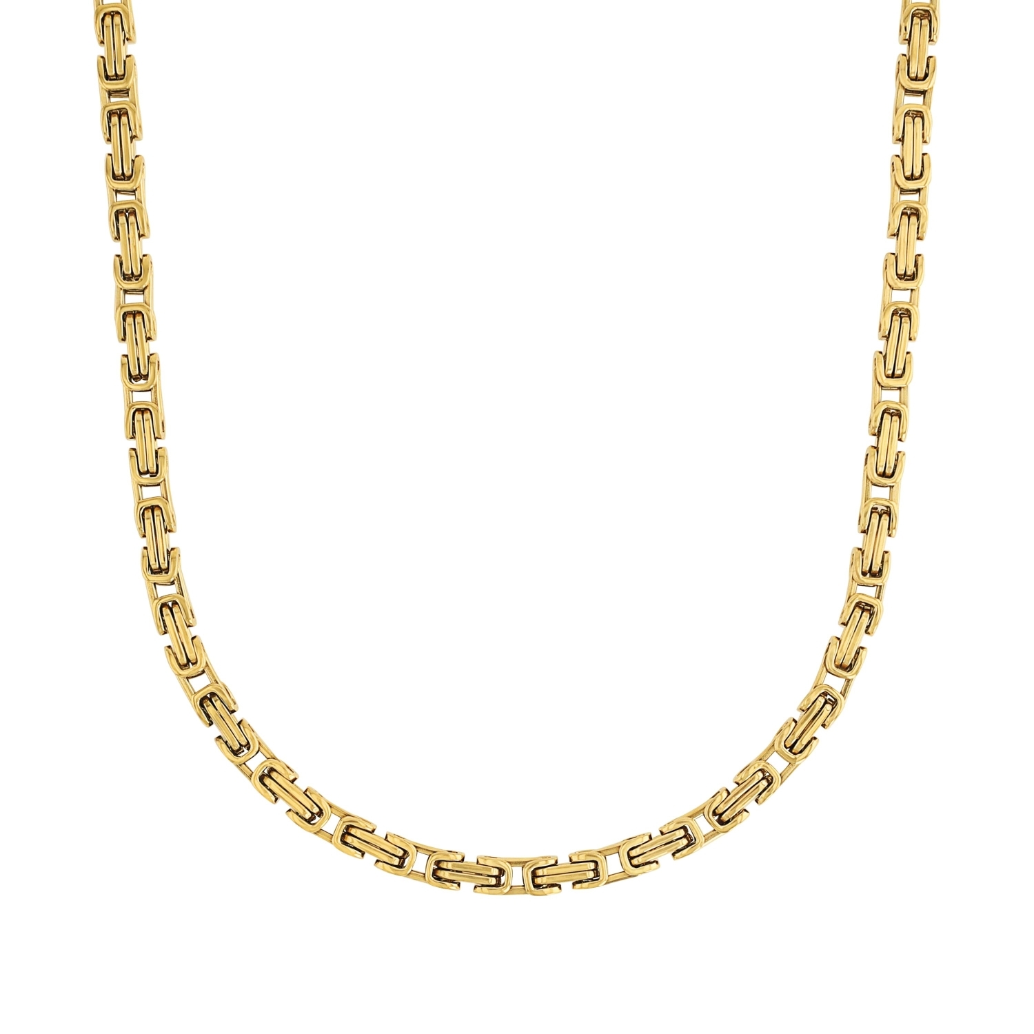 Halskette für Damen und Herren, Unisex, Edelstahl