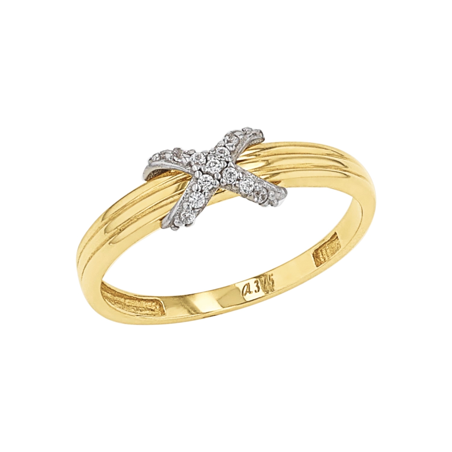Ring für Damen, Gold 375, Zirkonia synth.