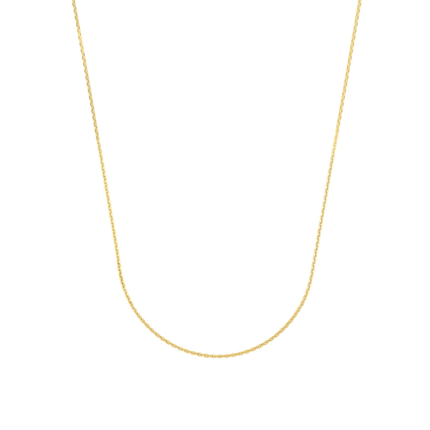 Collier für Damen und Herren, Unisex, Gold 375