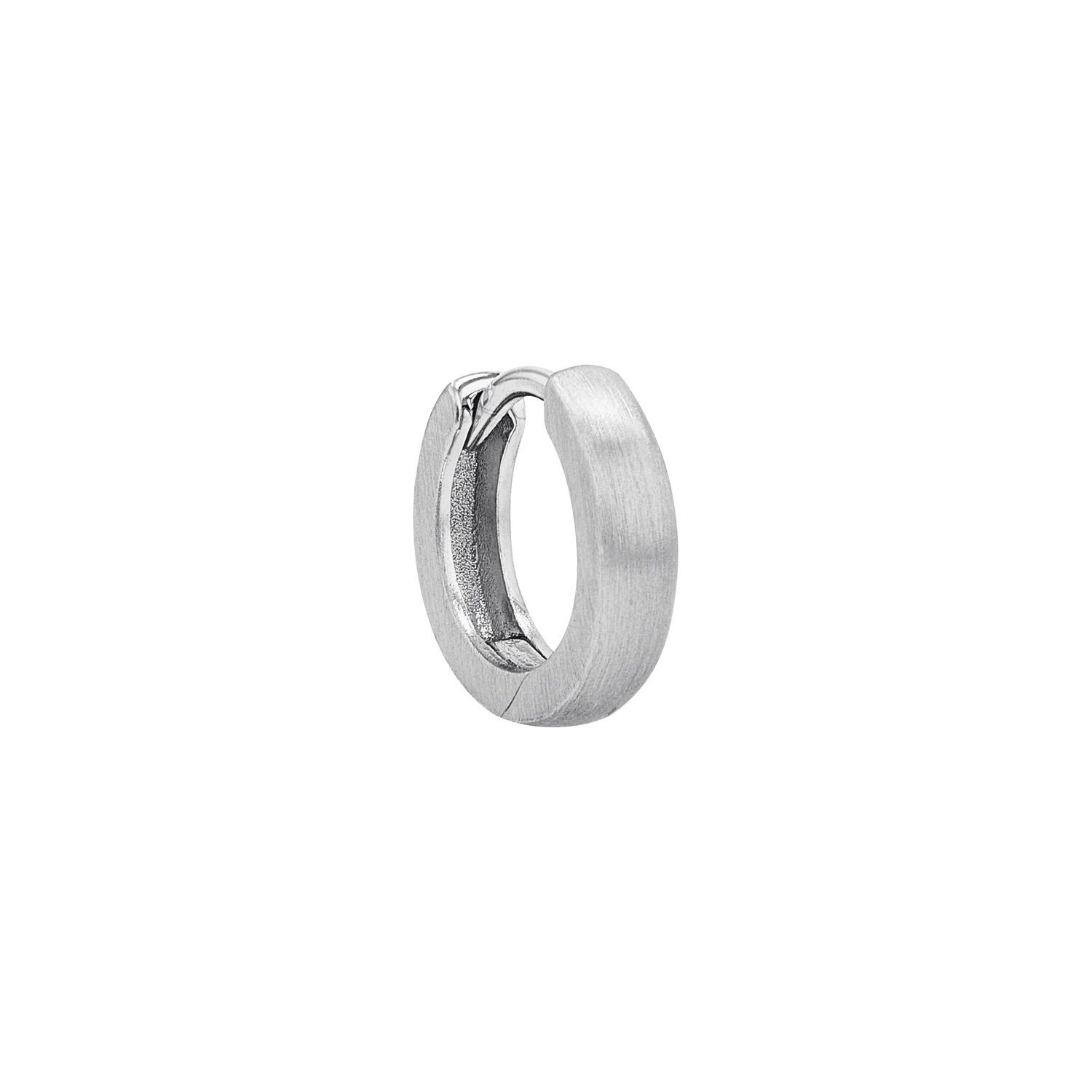 Single Creole für Damen und Herren, Unisex, 925 Sterling Silber