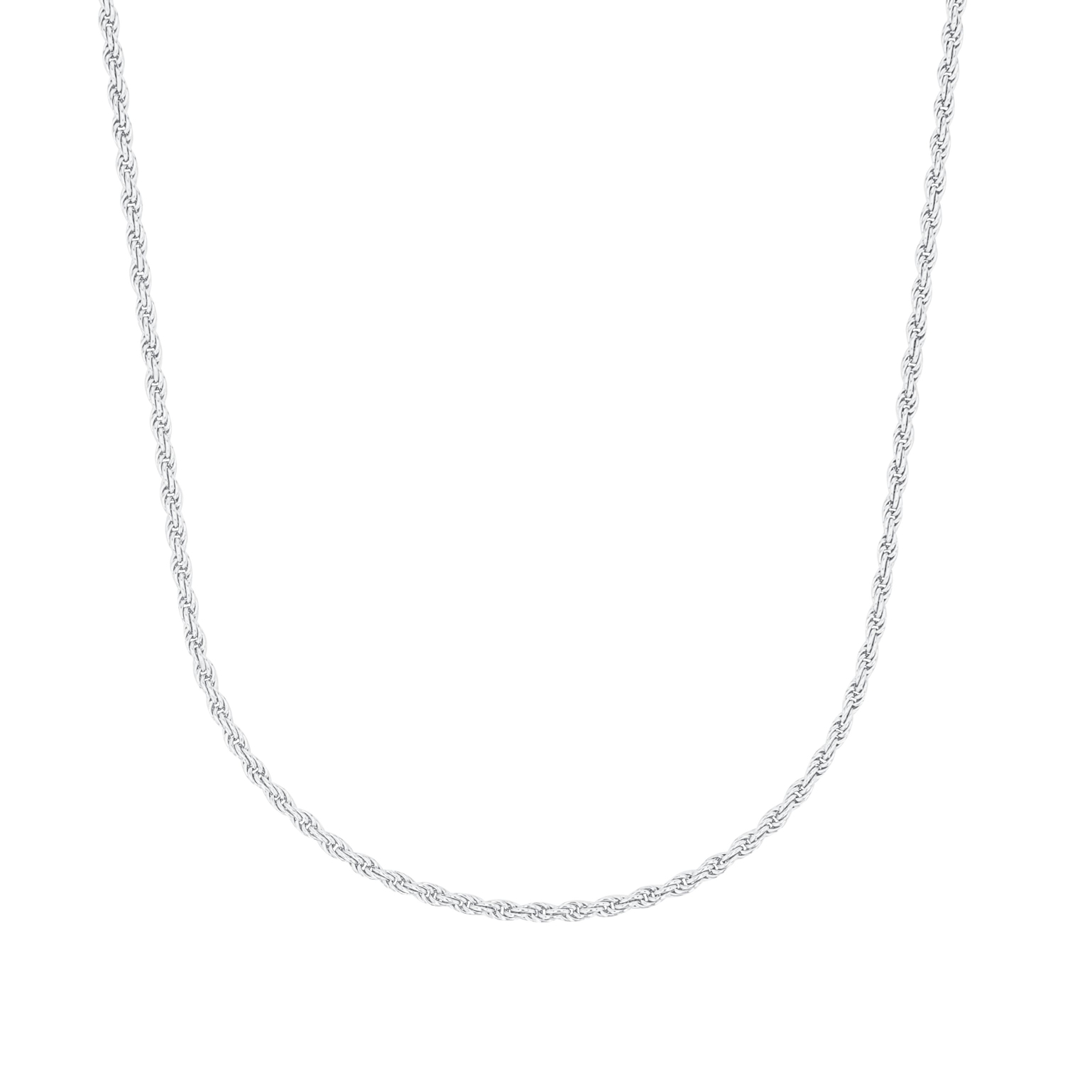 Halskette für Damen und Herren, Unisex, 925 Sterling Silber