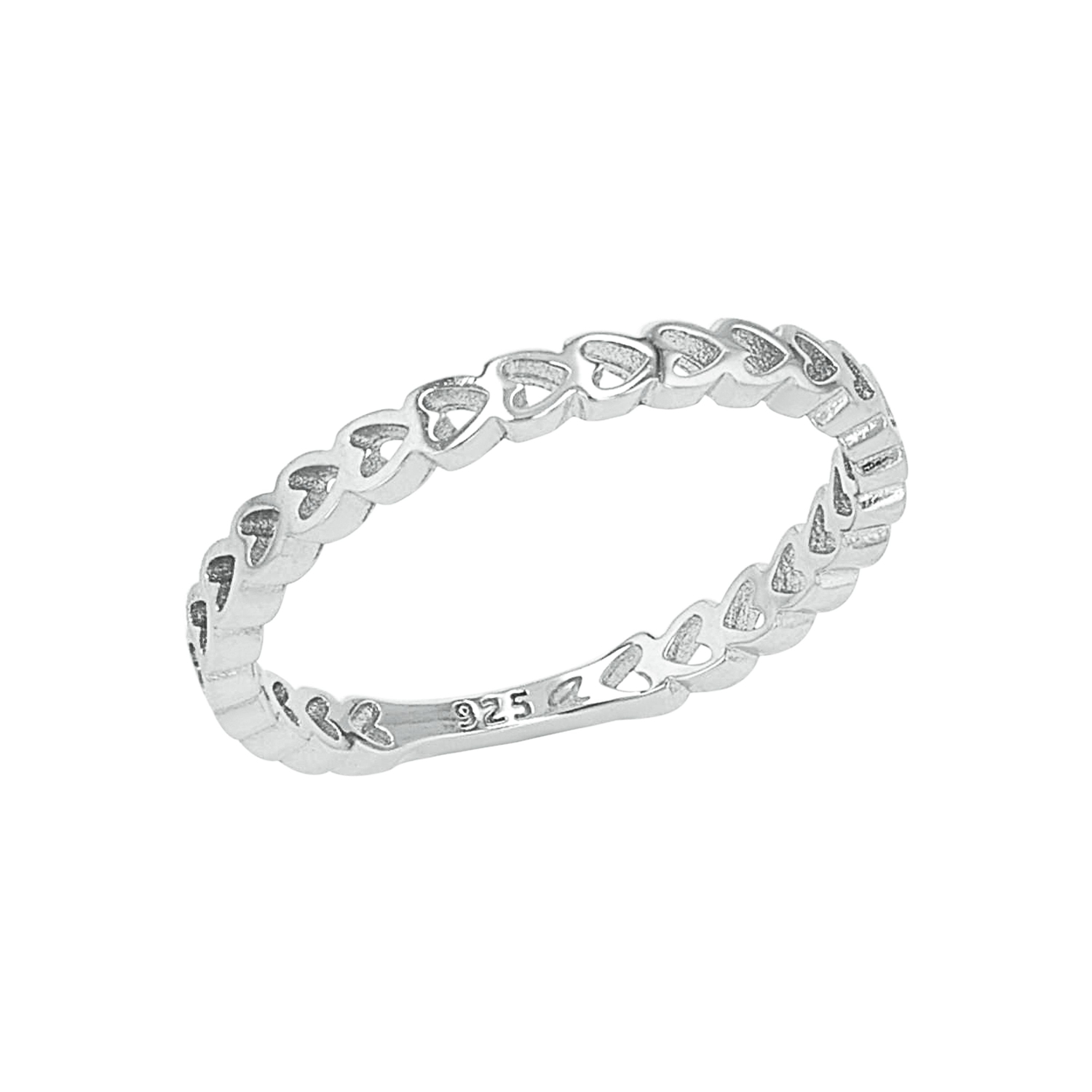 Ring für Damen, 925 Sterling Silber | Herz