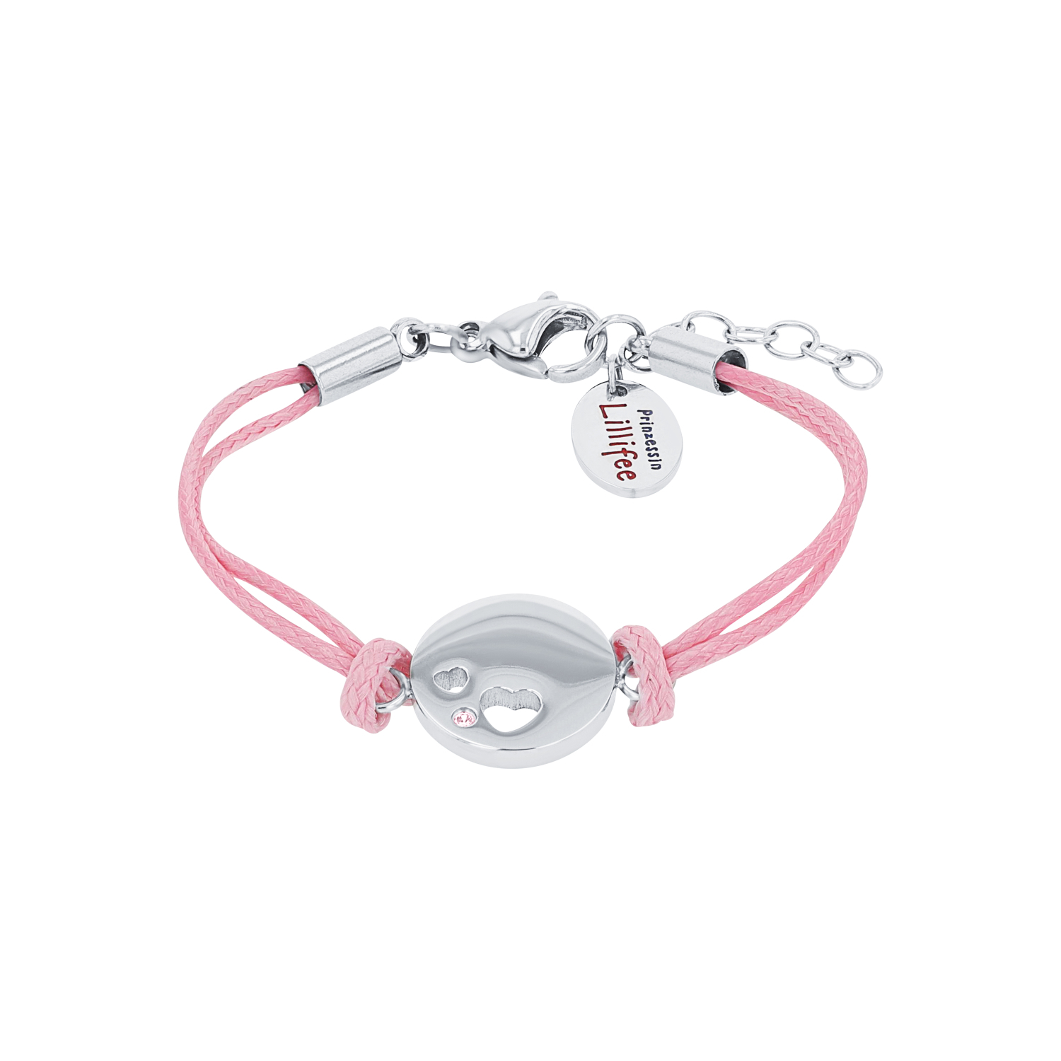 Armband für Mädchen, Edelstahl, Zirkonia synth. | Herz