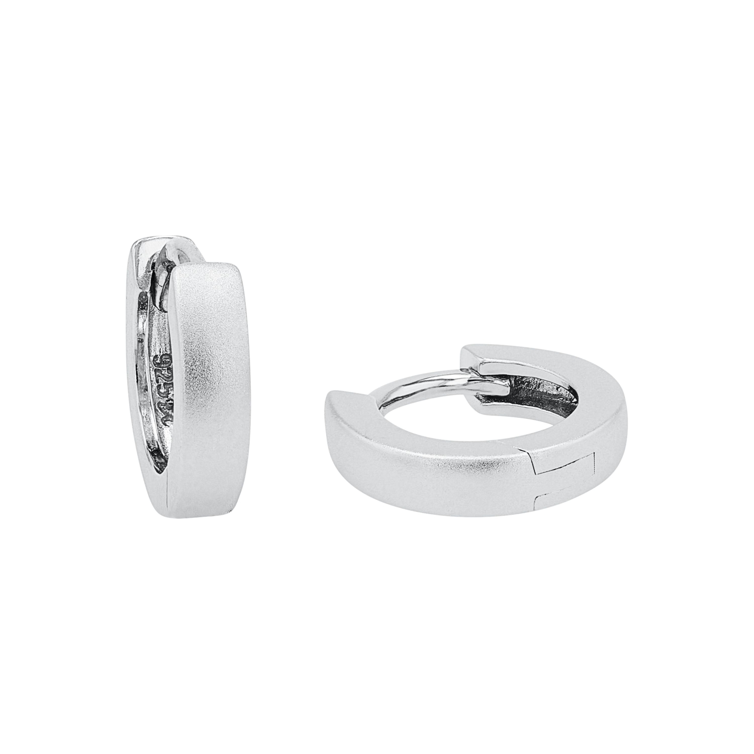 Creolen für Damen und Herren, Unisex, 925 Sterling Silber