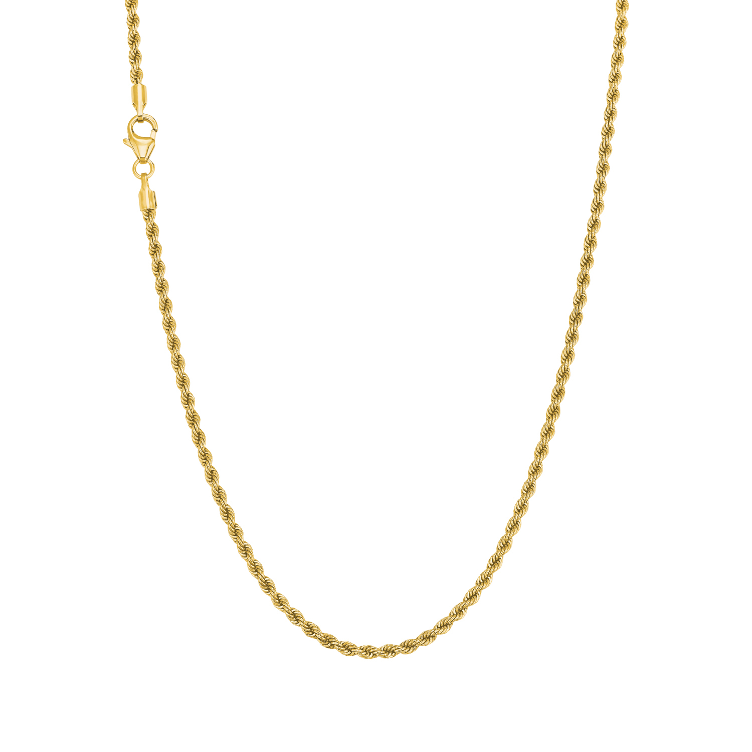 Collier für Damen und Herren, Unisex, Gold 375